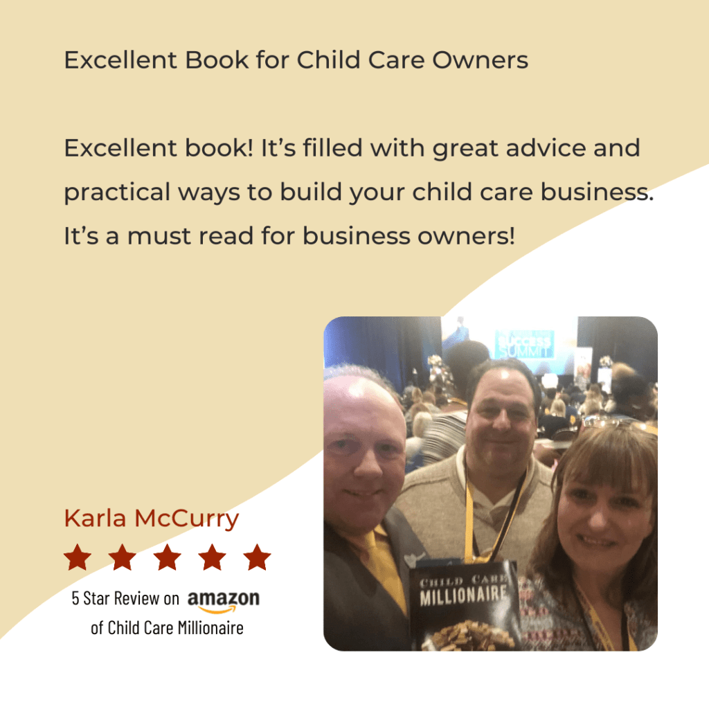 Amazon Review of Childcare Millionaire Book