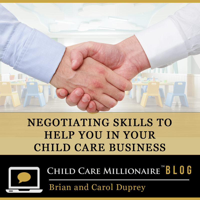 Negotiating Skills to Help You in Your Child Care Business Blog