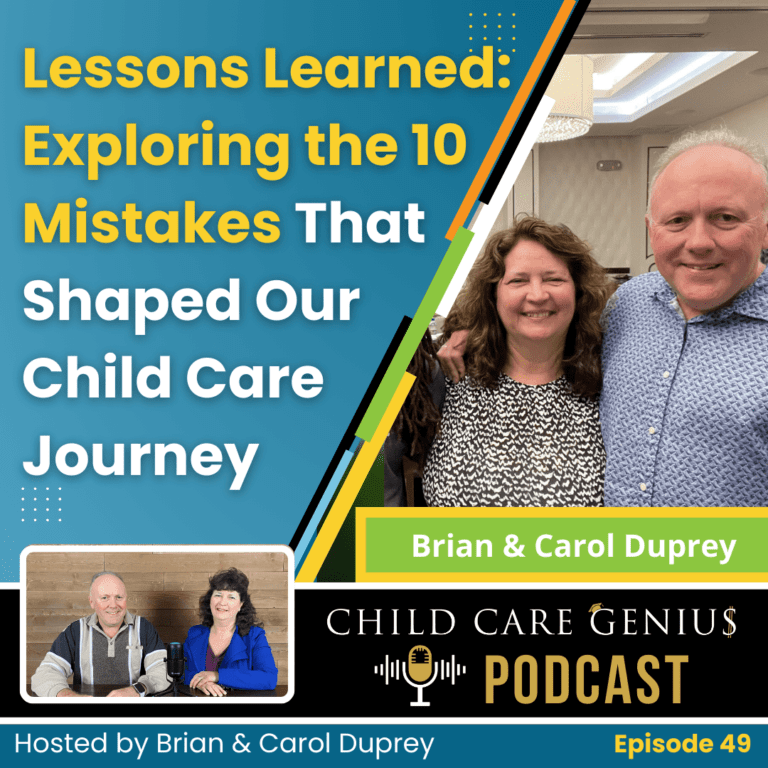 Read more about the article E49 – Lessons Learned: Exploring the 10 Mistakes That Shaped Our Child Care Journey